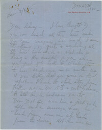 Letter from Jane Sanford Pansa, December 23, 1944