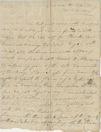 Letter from John F. Grimke to John Paul Grimke, March 27, 1779