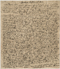 Letter to Thomas Grimke from Reverend Jasper Adams, October 13, 1827