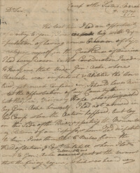 Letter from John F. Grimke to John Paul Grimke, March 9, 1779