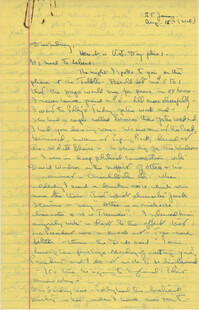 Letter from Gertrude Sanford Legendre, August 15, 1945