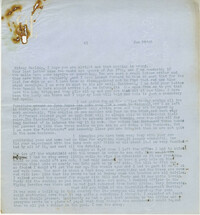 Letter from Gertrude Sanford Legendre, January 28, 1943