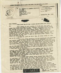 Letter from Gertrude Sanford Legendre, January 1944