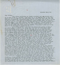 Letter from Gertrude Sanford Legendre, March 6, 1943