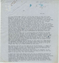 Letter from Gertrude Sanford Legendre, November 5, 1943