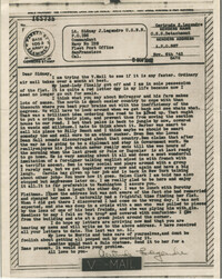 Letter from Gertrude Sanford Legendre, November 6, 1943