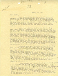 Letter 2 from Sidney Jennings Legendre, August 10, 1943