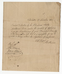 Petition from A. Morrison to the St. Andrew's Society