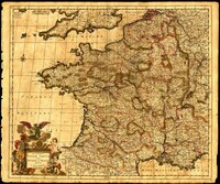 14. Accuratissima Galliae Tabula Vulgo Royaume de France