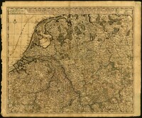 18. Tabula Geographica qua Pars Septentrionalis sive Inferior Rheni, Mosae, et Mosellae