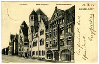 Düsseldorf. Krieshaus. Neue Synagoge. Orts-Krankenkasse.
