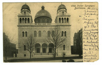 Oheb Sholem Synagogue, Baltimore, Md.