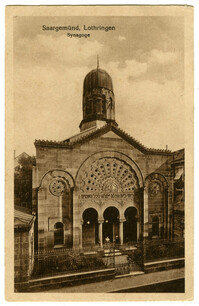 Saargemünd, Lothringen, Synagoge