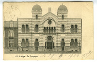 Liége. La Synagogue.