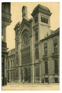 Bruxelles, Rue de La Regence, La Synagogue