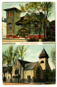 Sacramento Churches. Synagogue. Fourteenth Street Presbyterian.