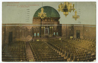 Interior of Jewish synagogue, Pittsburgh