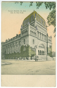 Temple Beth-El. 5th Ave. 76th St. New York