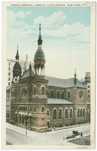 Temple Emanuel, 43rd St. and 5th Avenue, New York City