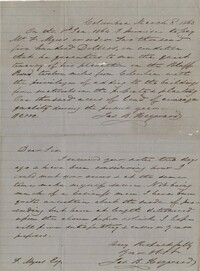 193. Agreement between Frank Myers and James B. Heyward -- March 3, 1863