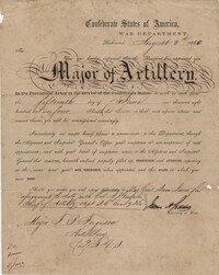 210. Military Commission of J.B. Ferguson -- August 8, 1864