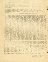 10. February 10, 1942 Minutes