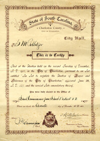 Gustave M. Pollitzer School Commissioner Certification