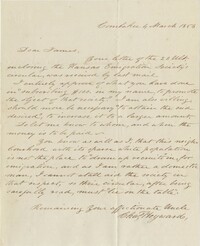 148. Charles Heyward to James B. Heyward -- March 4, 1856