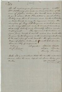 247. Contract to work between freedmen and William McBurney -- 1865
