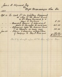 330. Legal Bill to James B. Heyward -- April & June, 1880