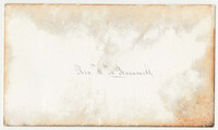 146.  Calling card of William H. W. Barnwell