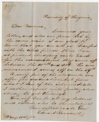 426.  Edward Barnwell to Catherine Osborn Barnwell -- May 31, 1853