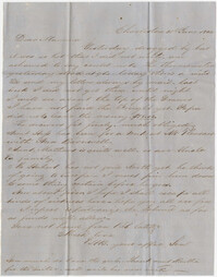 442.  Edward Barnwell to Catherine Osborn Barnwell -- June 30, 1854