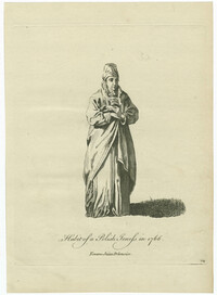 Habit of a Polish Jewess in 1766 / Femme Juive Polonoise