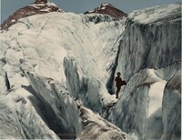 Crevasse Formation in Illecillewaet Glacier, Selkirk Mountains