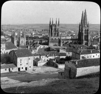 General View of Burgos, Spain.