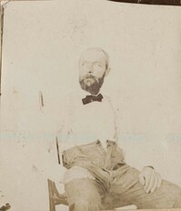 Portrait of Leonard Donner looking left