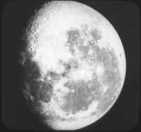 Moon at Age of Seventeen Days.  Copyright Yerkes Observatory.