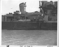DE, 1945 at Pier 