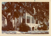 Robert Means House in snow