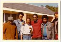 Photograph: Cleveland Sellers and associates outside of the South Carolina Department of Corrections