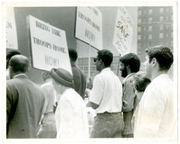 Photograph: Cleveland Sellers and Stokely Carmichael March at Anti-War Rally